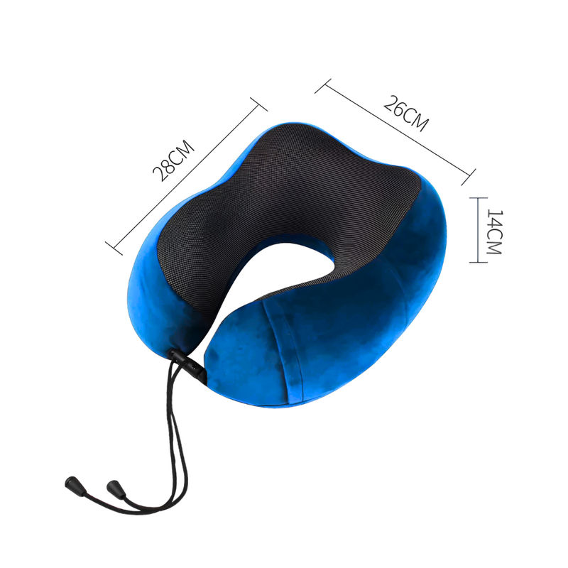 Cojin Cervical Ergonómicp de Memory Foam color Azul