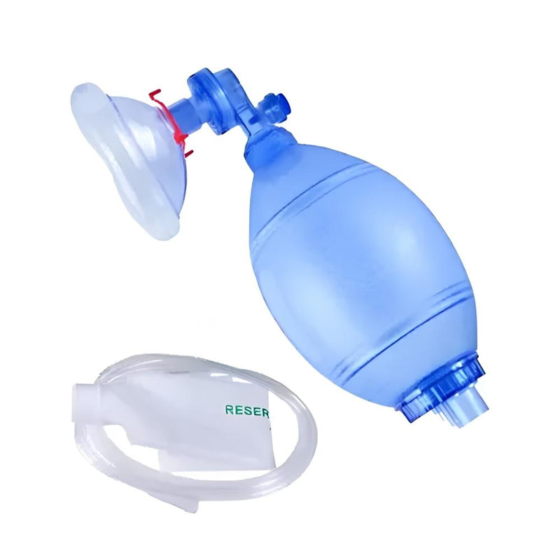 Resucitador Manual de PVC para Adulto con Válvula PEEP y Bolsa 1600ml