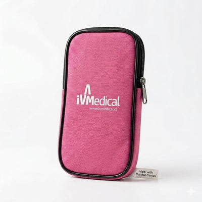 Estuche Multifuncional de Tela Rosa