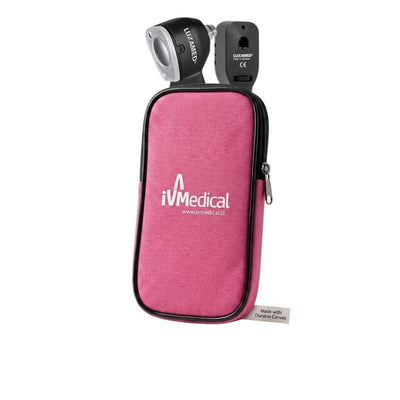 Otoscopio/Oftalmoscopio LuxaScope Auris con estuche Rosa