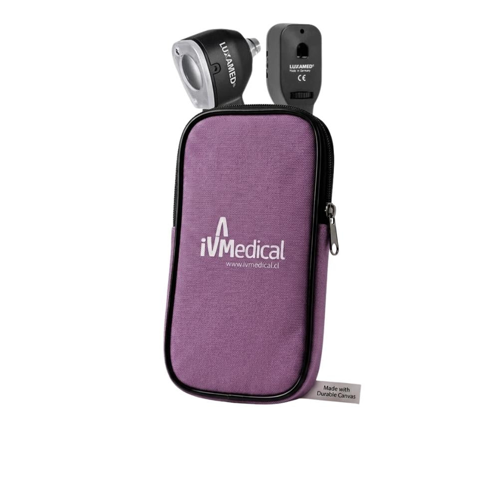 Otoscopio/Oftalmoscopio LuxaScope Auris con estuche Morado