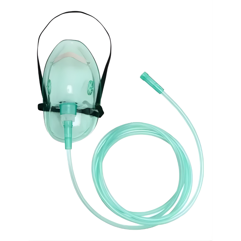 Mascarilla de Oxígeno Pediátrica Elongada con Tubo de 2m