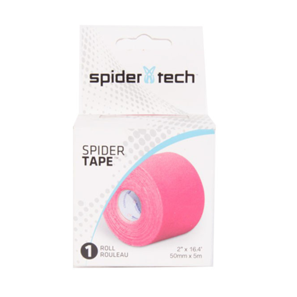 Tape Kinesiologico Spidertech 4 Rollos Rosado (5 cm x 5 mts)
