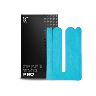 Tape Kinesiológico Spidertech Precortado - Zona Lumbar color Azul