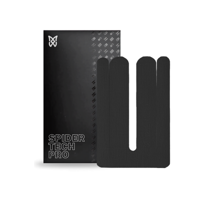 Tape Kinesiológico Spidertech Precortado - Zona Lumbar color Negro