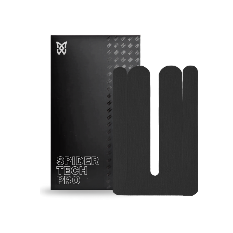Tape Kinesiológico Spidertech Precortado - Zona Lumbar color Negro