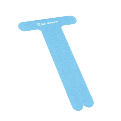 Tape Kinesiológico Spidertech Precortado - Para Codo color Azul