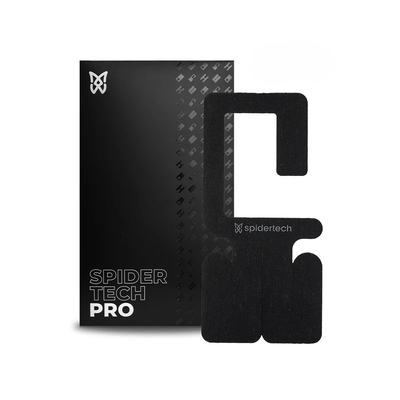 Tape Kinesiológico Spidertech Precortado - Hombro Derecho color Negro