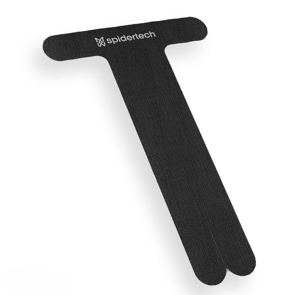 Tape Kinesiológico Spidertech Precortado - Para Codo color Negro