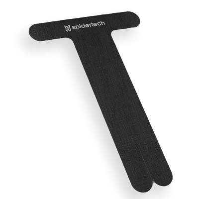Tape Kinesiológico Spidertech Precortado - Para Codo color Negro