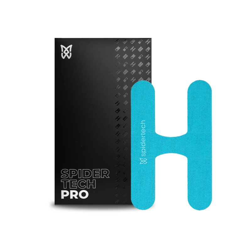 Tape Kinesiológico Spidertech Precortado - Postural color Azul