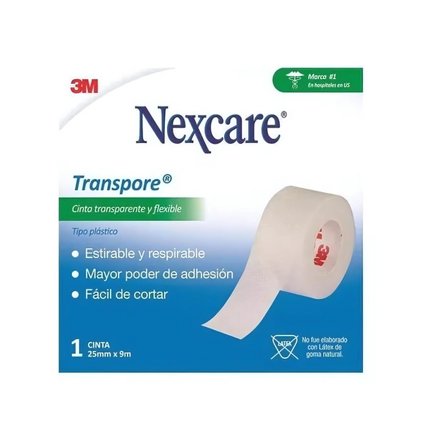 Cinta Adhesiva Transpore 5CM x 9,1MT