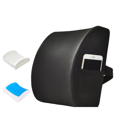 Cojín Lumbar Ergonómico de Memory Foam con Malla 3D Mediano