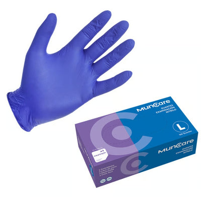 Guantes de examinación de Nitrilo Desechables (Caja 100 und)