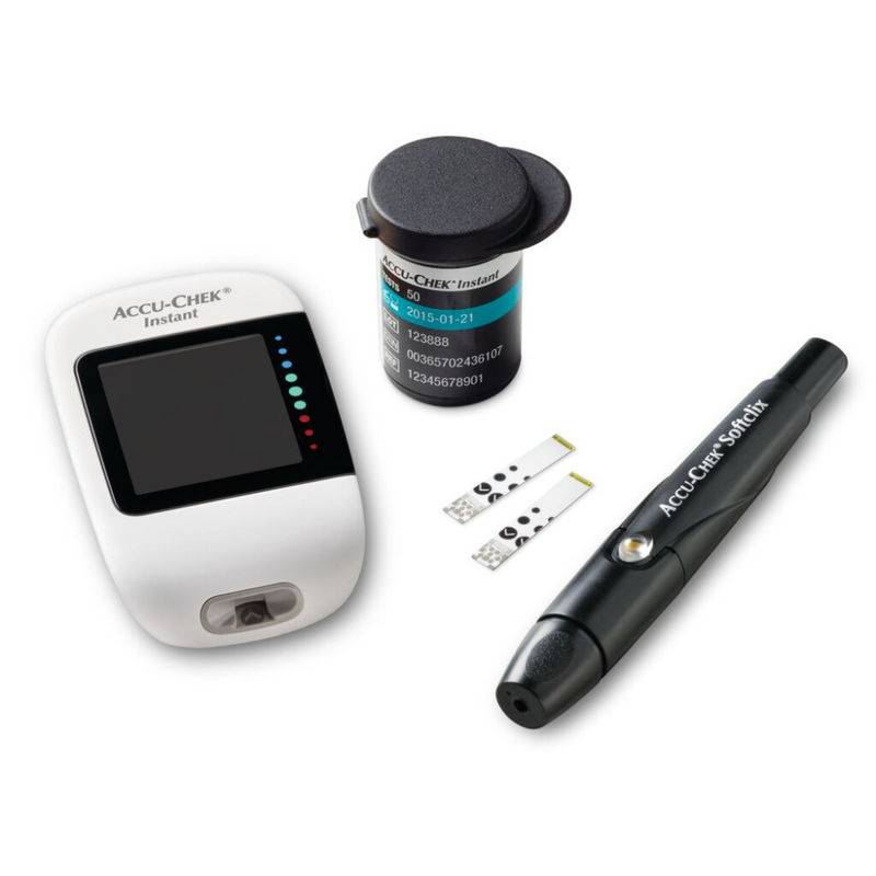 Pack Glucómetro Accu-Chek Instant + 25 Cintas Reactivas + 25 Lancetas