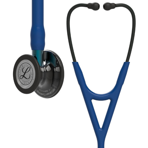 Fonendoscopio Littmann Cardiology IV Azul Marino acabado smoke Vástago Azul 6202 - IVMedical