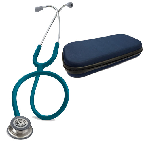 Littmann® Classic III Azul Caribe 5623 + Estuche Azul Marino - IVMedical