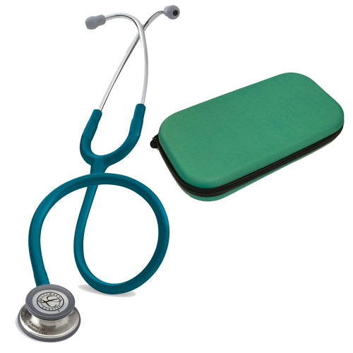 Littmann® Classic III Azul Caribe 5623 + Estuche Esmeralda - IVMedical