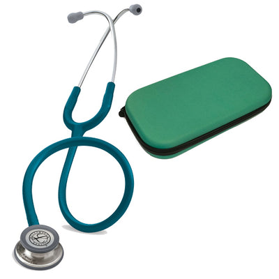 Littmann® Classic III Azul Caribe 5623 + Estuche Esmeralda - IVMedical