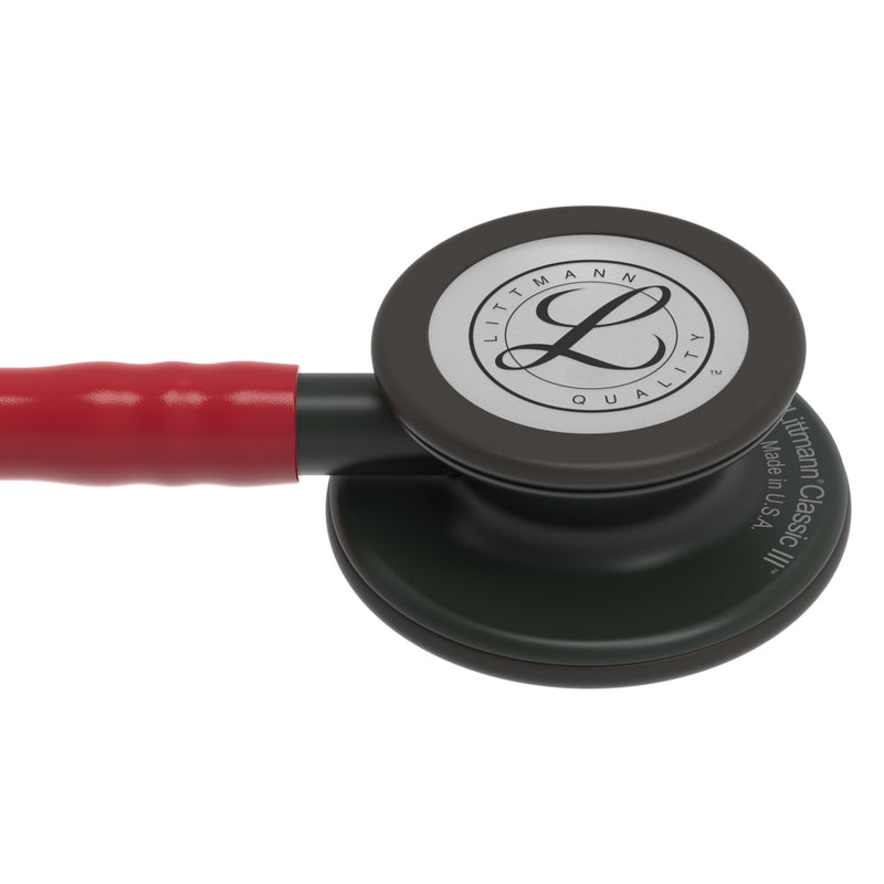 Fonendoscopio Littmann Classic III Burdeo Acabado Negro 5868 - IVMedical
