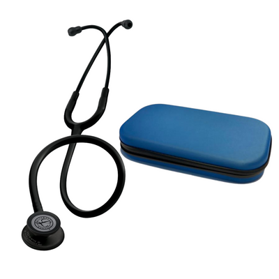Littmann® Classic III Negro Black Edition 5803 + Estuche Azul Rey - IVMedical