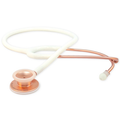 Fonendoscopio ADSCOPE-Lite ADC® 619 Edición Especial Oro Rosa Blanco