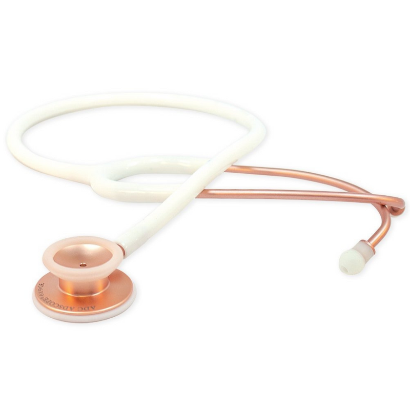Fonendoscopio ADSCOPE-Lite ADC® 619 Edición Especial Oro Rosa Blanco