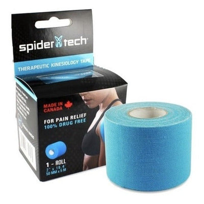 Tape Kinesiologico Spidertech Celeste (5 cm x 5 mts)