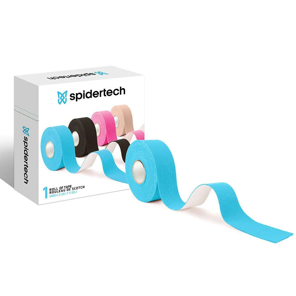 Tape Kinesiologico Spidertech Celeste (Rollo 31,5 mts)