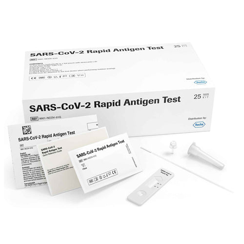 Test rápido de COVID-19 Antigeno Roche Nasofaringeo x 25 unidades - IVMedical