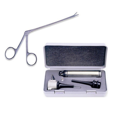 Otoscopio Veterinario ADC Proscope® 5211V + Pinza Hartman 14 cm | Kit de Diagnóstico Profesional