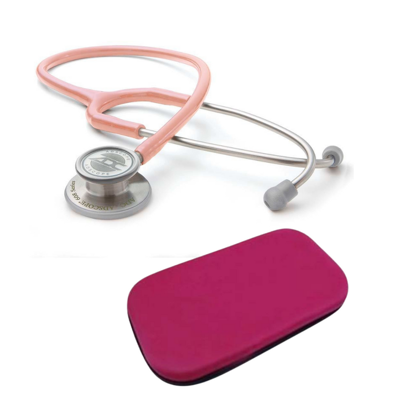 Fonendoscopio ADSCOPE ADC® 608 P Rosado con Estuche Rosado - IVMedical