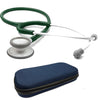 Fonendoscopio ADSCOPE-Lite  ADC® 619 Verde Cazador + Estuche Azul Marino - IVMedical